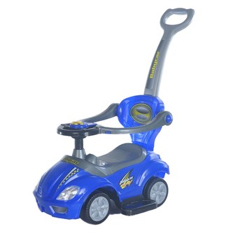 Dětské odrážedlo s vodící tyčí 3v1 Baby Mix Mega Car modré Dětské odrážedlo s vodící tyčí 3v1 Baby Mix Mega Car modré
