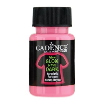 Textilní barva Cadence svítící ve tmě - modrá / 50 ml