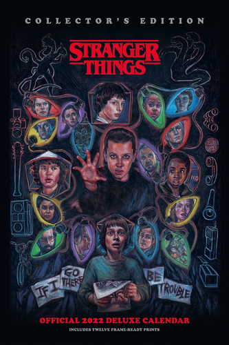 Deluxe kalendář 2022: Stranger Things (42 x 29,7 cm)