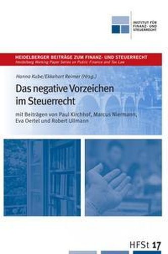 Das negative Vorzeichen im Steuerrecht