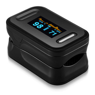 Depan Pulzní oxymetr YK-81C OLED černý