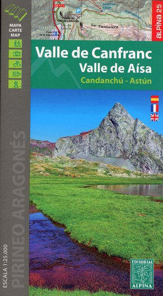 Valles Canfranc 1:25 000