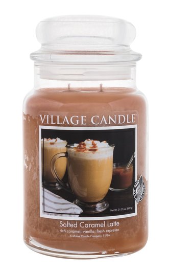 Village Candle Salted Caramel Latte Vonná svíčka 602 g unisex