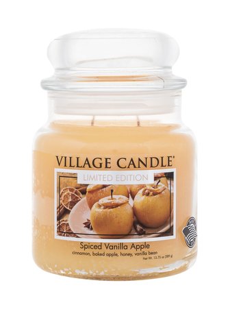 Village Candle Spiced Vanilla Apple Vonná svíčka Limited Edition 389 g unisex