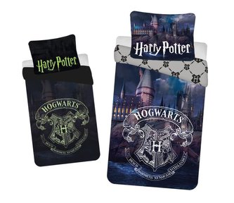 Dětské povlečení - Harry Potter Bradavice se svítícím efektem