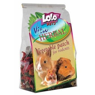 LOLOPets VITA HERBAL zeleninové plátky pro hlodavce 100 g