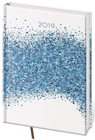 Diář 2019 týdenní A5 Vario Blue