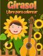 Libro para colorear girasol