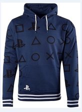 Pánská mikina Playstation: Logo (XL) modrá bavlna