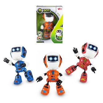 Kovový interaktivní robot Hugo