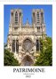 PATRIMOINE Cathédrale de Reims (Calendrier mural 2022 DIN A3 vertical)