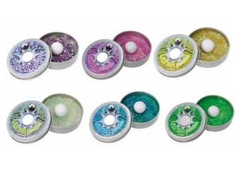 Ultra galaktická plastelína s LED svetlom 50 g - mix farieb