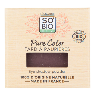 Stíny oční přírodní 07 fialová švestka PURE COLOR 3 g BIO   SO’BiO étic