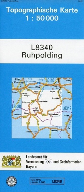 Ruhpolding 1 : 50 000. Normalausgabe