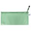 Síťovaná obálka se zipem DL zelená