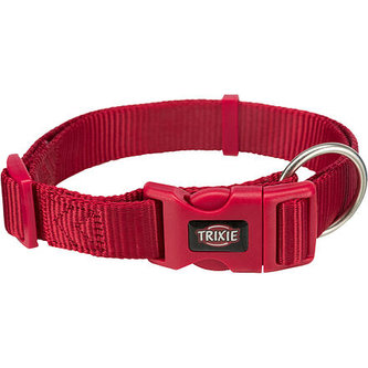 Obojek PREMIUM - červený - M-L:35-55cm/20mm