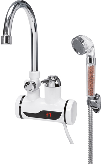 Baterie nástěnná s ohřevem vody a sprchou KATLA-4 3kW