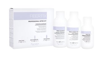 Fanola Fiber Fix šampon Fiber Fix Fiber Shampoo 100 ml + péče na vlasy Fiber Fix Bond Fixer Restoring Treatment 70 ml + maska na vlasy Fiber Fix Bond Connector Sealing Cream 100 ml