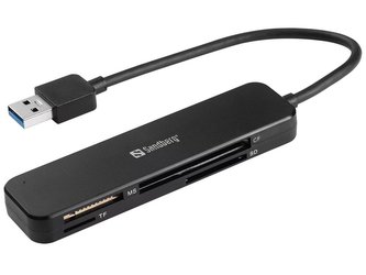Sandberg USB 3.0 Pocket Card Reader, čtečky paměťových karet