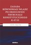 Zasada równowagi władz po orzeczeniu Trybunału Konstytucyjnego K 47/15