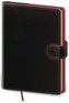 Diář 2019 - Flip/ týdenní A5/černo/červená