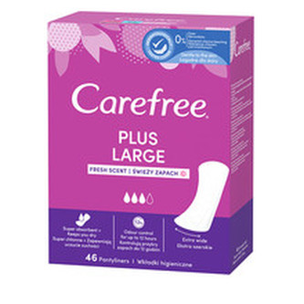Carefree Slipové vložky Plus Large svěží vůně Varianta 46 ks woman