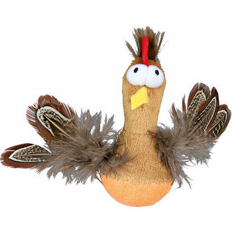 Bobo kuře s peřím a zvukem 10 cm (RP 0,90 Kč)
