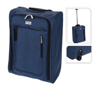 Kufr příruční na kolečkách ProWorld 35 x 50 x 20,5 cm modrá