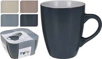 Hrnek keramika sada 4 ks 340 ml EXCELLENT KO-DN1800150