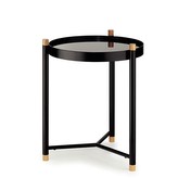 Stolek koupelnový OAK kov/dřevo KELA KL-24266