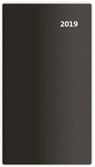 Diář 2019 - Torino/kapesní/čtrnáctidenní/černá