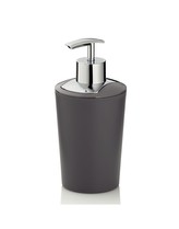 Dávkovač mýdla MARTA plastik šedá H 17cm / Ř 8cm / 350 KELA KL-24197