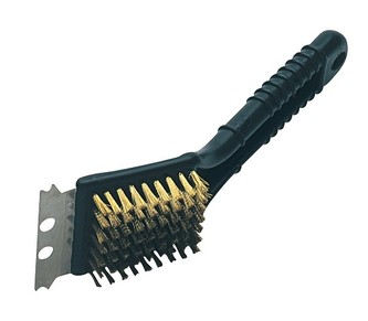 Čisticí kartáč na gril 2v1 (škrabka + štětiny) BBQ Brush CAMPINGAZ 2000032607