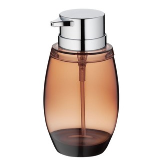 Dávkovač mýdla SANTINA MS Plastik cedrové dřevo H 16cm / Ř 9cm / 450 KELA KL-24147