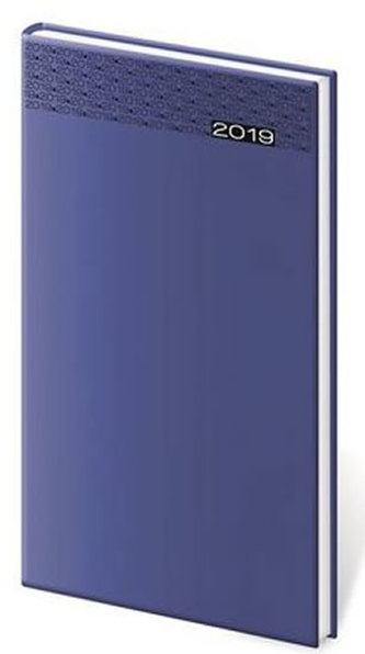 Diář 2019 - Gommato/týdenní kapesní/modrá