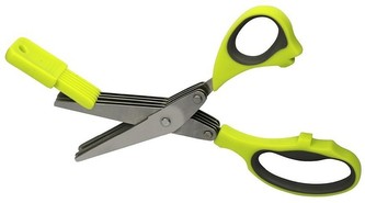 Nůžky na bylinky 5 břitů + čistítko BLAUMANN BL-3368