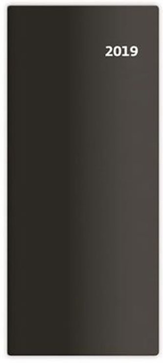 Diář 2019 - Torino/kapesní/ měsíční/černá