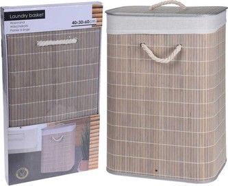 Koš na prádlo bambus 72 l