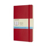 Moleskine: Zápisník měkký tečkovaný červený L