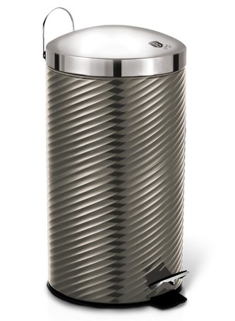 Koš odpadkový nerez 20 l Carbon Metallic Line