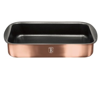 Pečící plech hluboký s titanovým povrchem Rosegold Metallic Line 40x28,5cm BERLINGERHAUS BH-6470