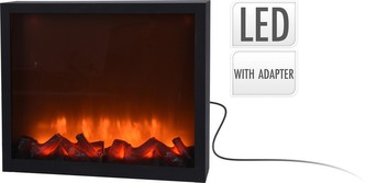 Elektrický krb s LED plameny 41x25cm