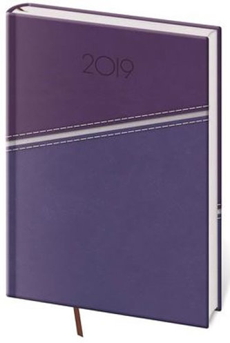 Diář týdenní A5 Texas fialový