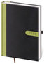 Diář denní A5 Bora černo/zelený