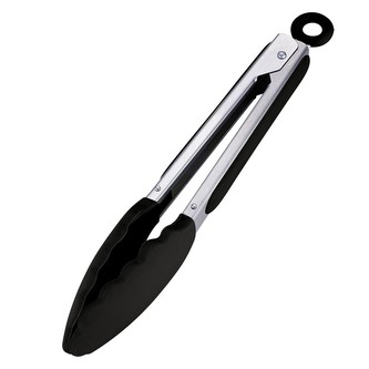 Kleště kuchyňské a grilovací Black Silver Collection