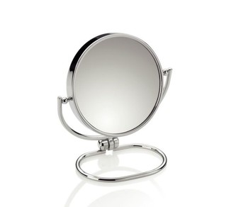 Zrcátko FRANCA chrom L 11,5cm x W 6,5cm x H 11cm / Ř 9cm KELA KL-20640