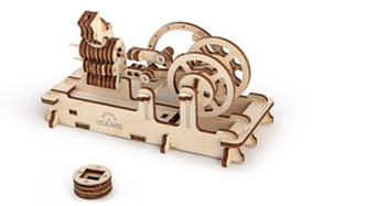 Dřevěný mechanický model Motor