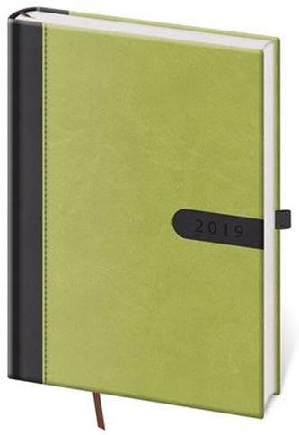 Diář denní A5 Bora zeleno/černý