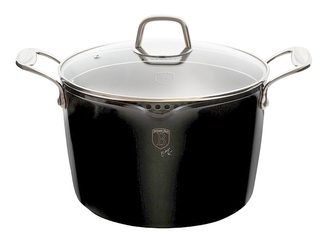 Hrnec s poklicí s cedníkem 24 cm Royal Black Collection BERLINGERHAUS BH-1680