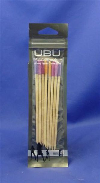 UBU Tyčinky s pilníkem a zatlač. nehtové kůžičky